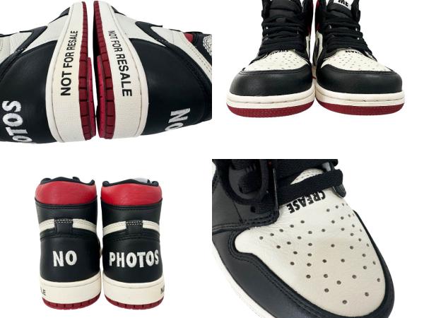 【中古】ナイキ NIKE AIR JORDAN 1 RETRO HIGH エア ジョーダン 1 ハイ ノット フォー リセール 861428-106▲■260326_7