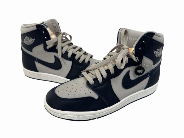 【中古】ナイキ NIKE AIR JORDAN 1 HIGH 85 COLLEGE NAVY エアジョーダン 1 ハイ BQ4422-400 26.5 ネイビー▲■260325