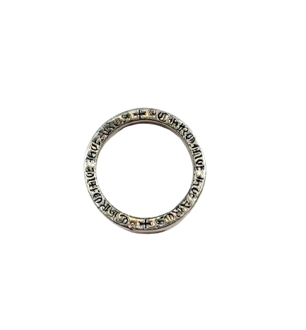 【中古】クロムハーツ CHROME HEARTS 6mm SPACER PLN RING スペーサー プレーン リング 指輪 19号 ☆AA★▲260402