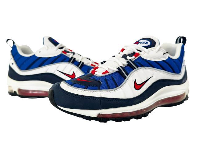 【中古】ナイキ NIKE AIR MAX 98 Gundam University Red Obsidian エアマックス ガンダム 640744-100 27▲■260405