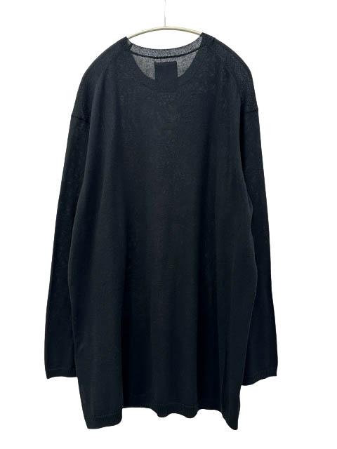 【中古】ヨウジヤマモト YOHJI YAMAMOTO ブラック スキャンダル 19SS 南極2号 ニット セーター HH-K07-095 3黒 260401_1