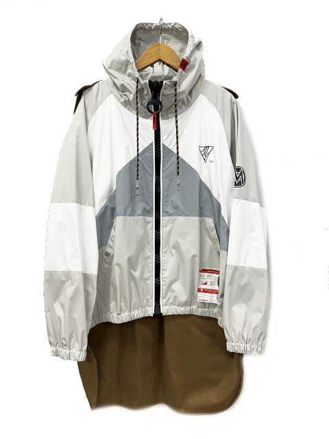 【中古】ミハラヤスヒロ MIHARA YASUHIRO 21SS Docking Shirt Parka ドッキング シャツ パーカー ジャケット 260424