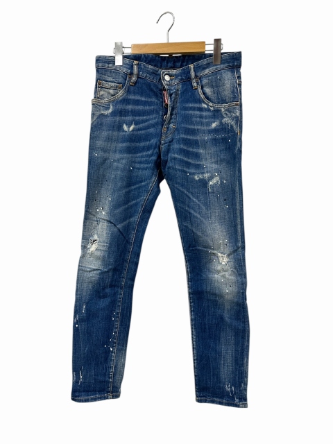 【中古】ディースクエアード DSQUARED2 19SS フェード ウォッシュ デニム パンツ ジーンズ S71LB0593 44 ●260403