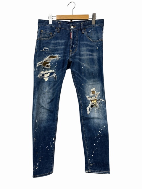 【中古】ディースクエアード DSQUARED2 18AW Skater Jeans スケーター ジーンズ S74LB0446 S30342 44 ●260403