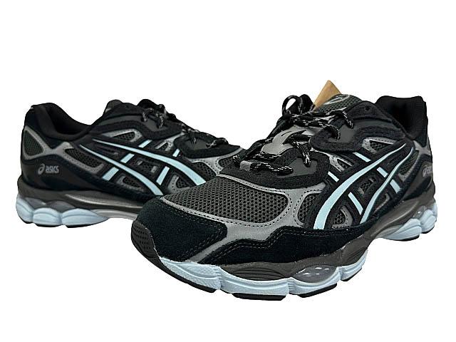 【中古】アシックス asics ×atmos アトモス GEL-NYC ゲル ラグア ジェム ブルート パーズ 1203A577-001 27▲■260407