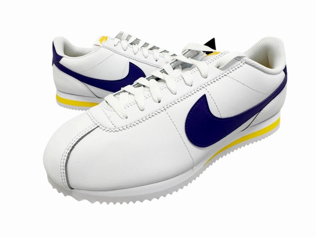 【中古】ナイキ NIKE CORTEZ Lakers コルテッツ レイカーズ DM4044-106 27 パープル ホワイト ▲■260410