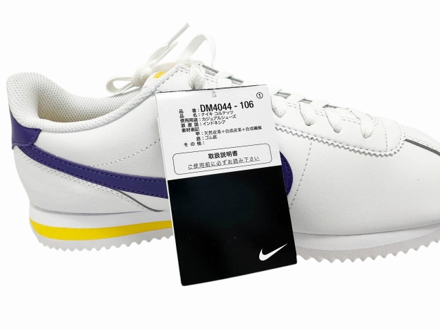 【中古】ナイキ NIKE CORTEZ Lakers コルテッツ レイカーズ DM4044-106 27 パープル ホワイト ▲■260410_7