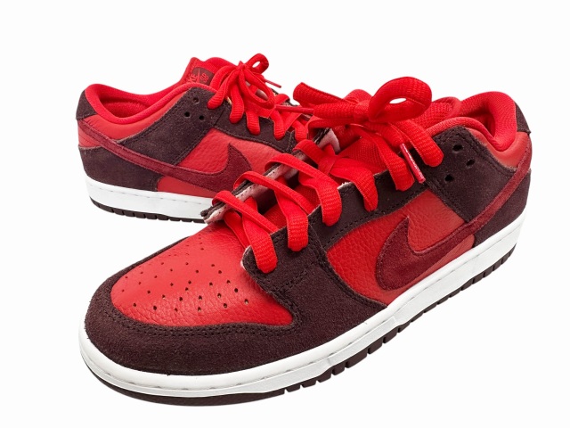 【中古】ナイキ NIKE SB Dunk Low Cherry ダンク ロー チェリー DM0807-600 27 レッド ▲■ 260419 メンズ
