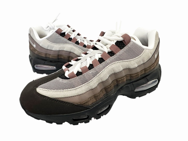 【中古】ナイキ ウィメンズ エアマックス95 OG ビッグバブル ベルベットブラウン IB6396-200 27.5 ▲■260411