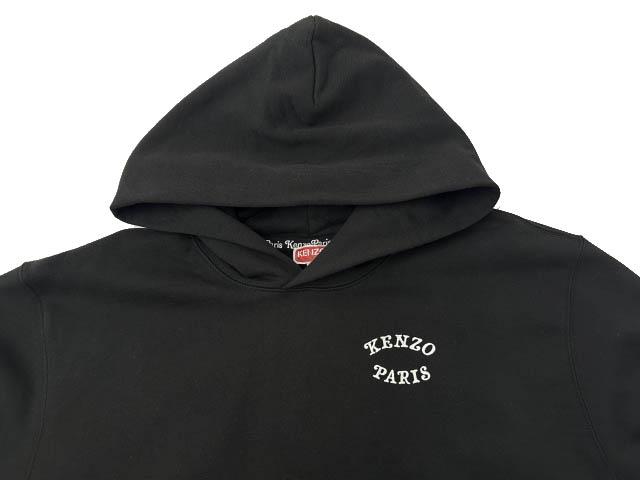 【中古】ケンゾー KENZO ×VERDY MARKET ヴェルディ マーケット タイガー刺繍 フ—ディー パーカー L黒■260423