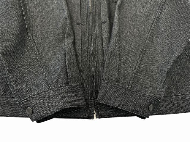 【中古】ワコマリア WACKO MARIA × Wrangler ラングラー ジップアップ デニム トラッカー ジャケット WS9313 L 黒_4