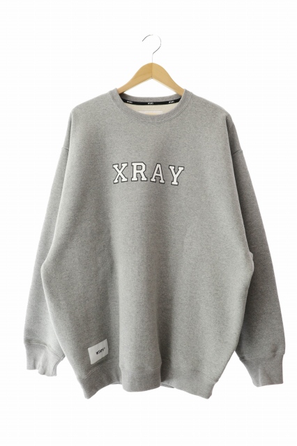 【中古】ダブルタップス WTAPS 24AW ACADEMY SWEATER アカデミー スウェット トレーナー 242ATDT-CSM18 04 灰 260423