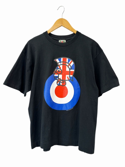 【中古】アベイシングエイプ A BATHING APE UNION JACK BAPE プリント ユニオン ジャック 半袖 Tシャツ L 黒 260411