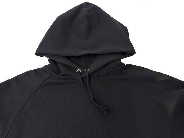 【中古】コモリ COMOLI 25AW コットン裏毛パーカ プルオーバー フーディ C03-05017 3 黒ブラック 260420 メンズ_2