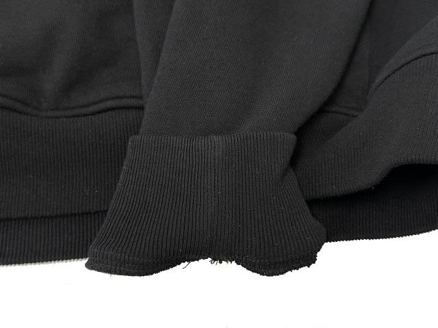 【中古】コモリ COMOLI 25AW コットン裏毛パーカ プルオーバー フーディ C03-05017 3 黒ブラック 260420 メンズ_4