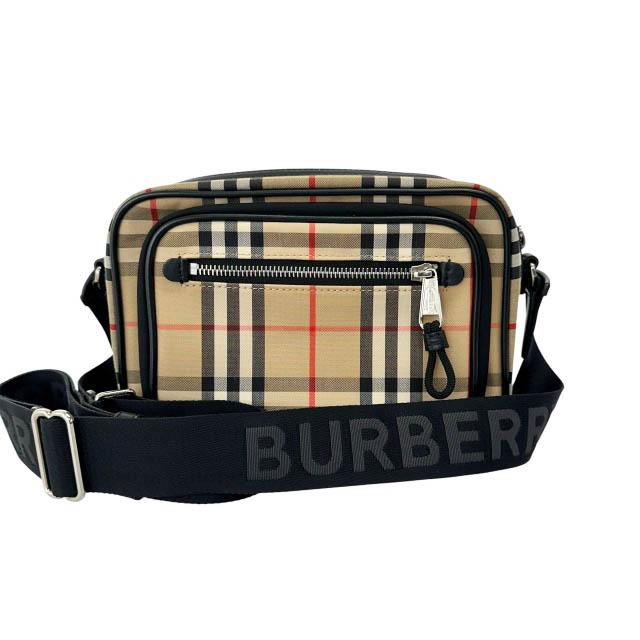 【中古】バーバリー BURBERRY ヴィンテージ チェック柄 ショルダー バッグ 8010152 ベージュ ☆AA★▲260524