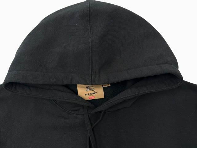 【中古】シュプリーム SUPREME × バーバリー 22SS Box Logo Hooded Sweatshirt ボックス ロゴ パーカー XXL黒 260616_2