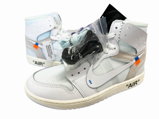 【中古】ナイキ NIKE × Virgil Abloh Archive (V.A.A.) Air Jordan 1 Retro High OG SP ALASKA AA3834-100 ▲■260416