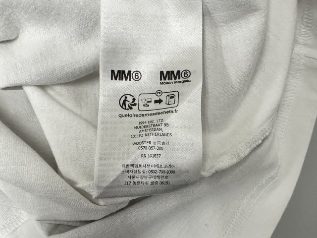 【中古】シュプリーム SUPREME ×MM6 エムエムシックス 24SS Box Logo Tee ロゴ 半袖Tシャツ XXL 白☆AA★260521_7