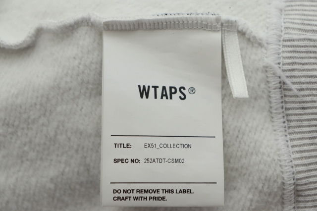 【中古】ダブルタップス WTAPS 25AW SIGN-YD HOODY GREY サイン フーディ パーカー 252ATDT-CSM02 02 260423 メンズ_5