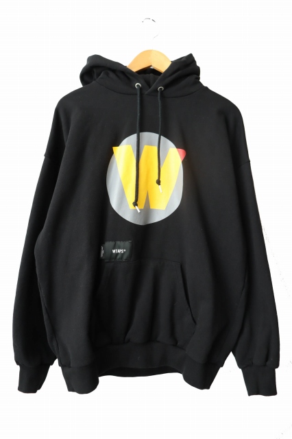 【中古】ダブルタップス WTAPS 24AW TNNL HOODY BLACK プリント フーディ パーカー 03 黒 ブラック 260423  メンズ