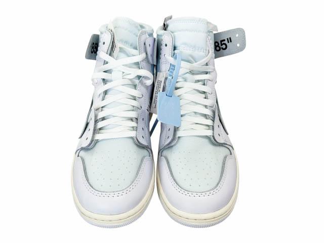 【中古】ナイキ × VVA ヴァージルアブロー × オフホワイト エア ジョーダン 1 ハイ アラスカ AA3834-100▲■260425_1