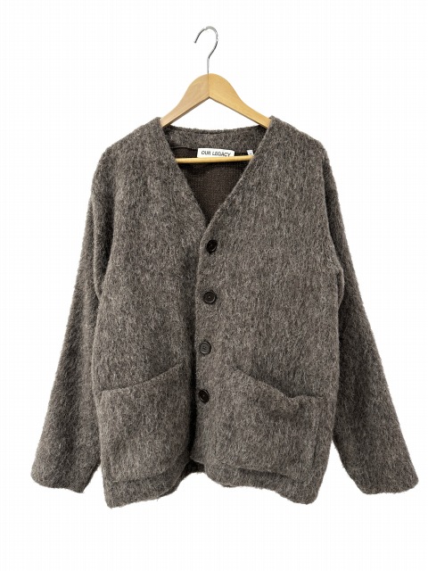 【中古】アワーレガシー OUR LEGACY 24AW Mole Grey Mohair Cardigan モヘア カーディガン M4236CM 44 260427