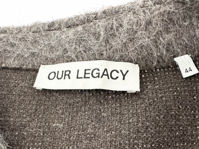 【中古】アワーレガシー OUR LEGACY 24AW Mole Grey Mohair Cardigan モヘア カーディガン M4236CM 44 260427_5