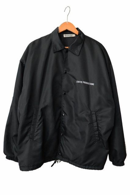 【中古】クーティー COOTIE Nylon Coach Jacket Black ナイロン コーチ ジャケット M 黒 ブラック 260503 メンズ