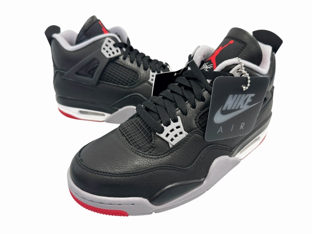 【中古】ナイキ NIKE AIR JORDAN 4 RETRO エアジョーダン レトロ ブレッド リイマジンド FV5029-006 27 ▲■260502