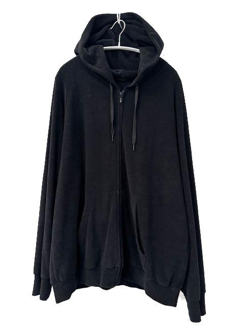 【中古】コモリ COMOLI 25SS パイル ジップ パーカー B01-05042 4 黒ブラック 260505 メンズ