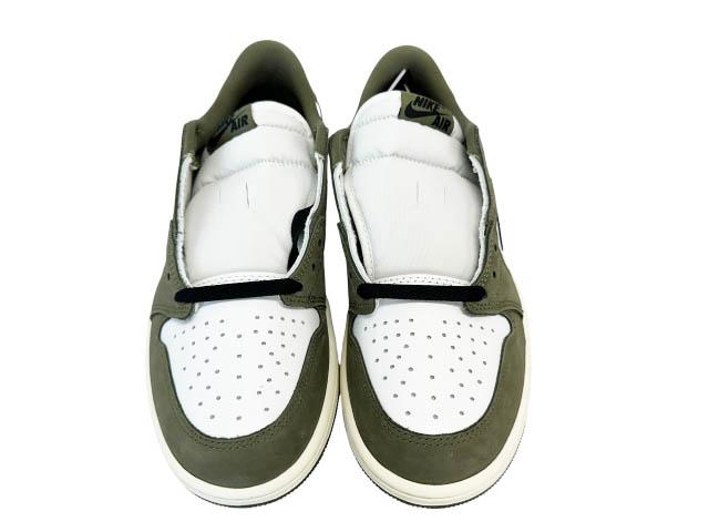 【中古】ナイキ NIKE AIR JORDAN 1 LOW OG エア ジョーダン 1 ロー ミディアム オリーブ HQ6998-200 27▲■260506_1