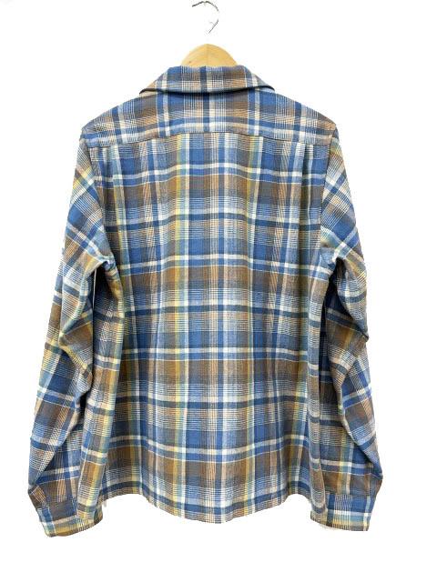 【中古】ビズビム VISVIM 22AW BOOMER SHIRT CHECK L/S チェック柄 長袖 ブーマー シャツ 0122205011010 2青 260509_1