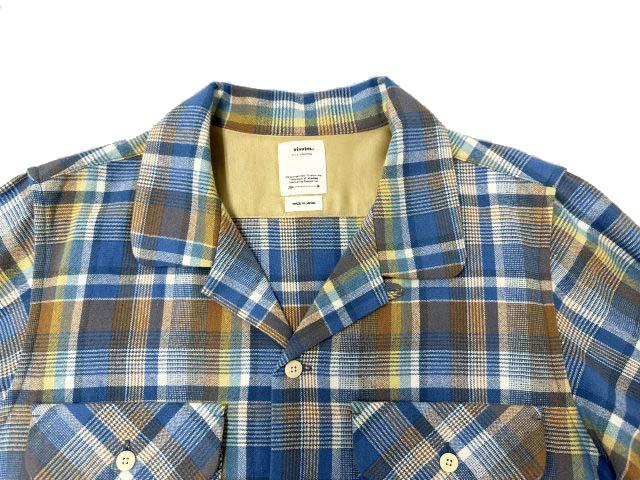 【中古】ビズビム VISVIM 22AW BOOMER SHIRT CHECK L/S チェック柄 長袖 ブーマー シャツ 0122205011010 2青 260509_2