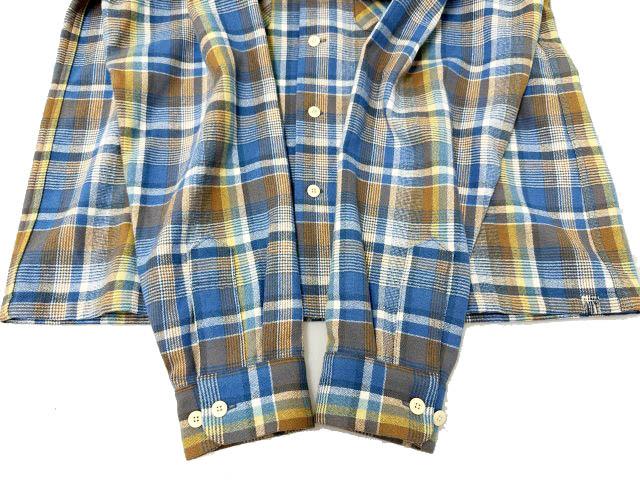 【中古】ビズビム VISVIM 22AW BOOMER SHIRT CHECK L/S チェック柄 長袖 ブーマー シャツ 0122205011010 2青 260509_3