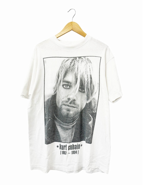 【中古】ヴィンテージ VINTAGE 90s NIRVANA KURT COBAIN MEMORIAL TEE EURO カートコバーン 追悼 Tシャツ 260509