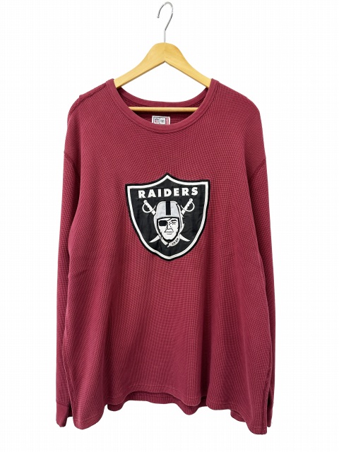 【中古】シュプリーム SUPREME 19SS NFL Raiders 47 Thermal レイダース フォーティーセブン サーマル 長袖 XL 260606