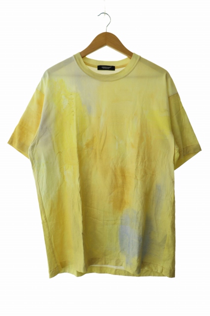 【中古】アンダーカバー UNDERCOVER 21AW 油絵 半袖 Tシャツ UC1A1812 2 ? イエロー 260528 メンズ