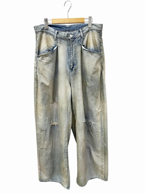 【中古】ANCELLM アンセルム 26SS 10OZ AGING TYPE-A 10オンス エイジング デニム パンツ ANC-#06-26SS-A 2 260607