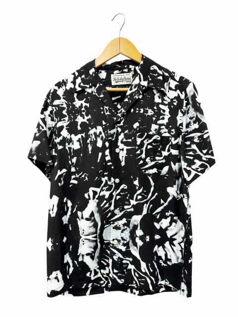 【中古】ワコマリア WACKO MARIA ×森山大道 18SS HAWAIIAN SHIRT ハワイアン シャツ S マルチカラー 260607 メンズ
