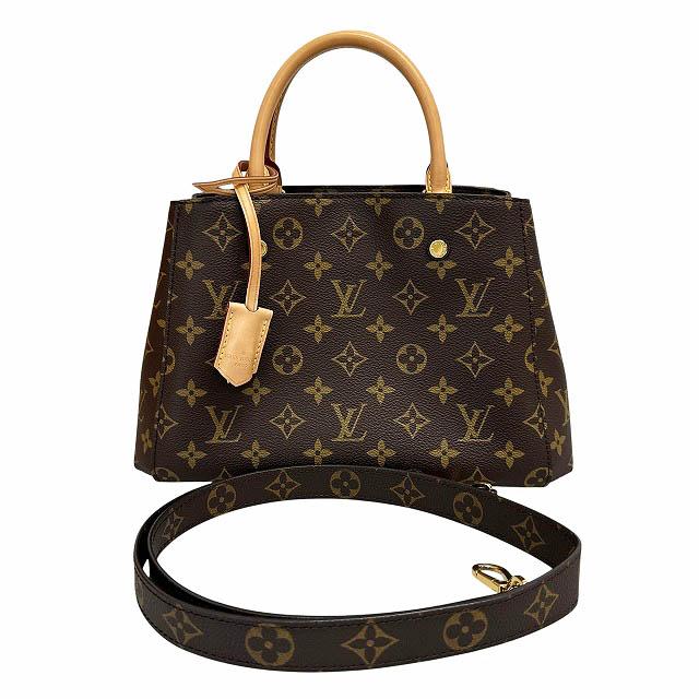 【中古】ルイヴィトン LOUIS VUITTON モノグラム モンテーニュ BB 2WAY ハンド ショルダー バッグ M41055▲■260615