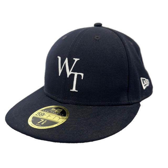【中古】ダブルタップス WTAPS ×NEWERA ニューエラ 59FIFTY LOW PROFILE CAP POLY TWILL ロゴ刺繍キャップ 黒 260612