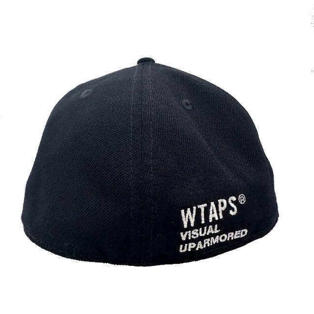 【中古】ダブルタップス WTAPS ×NEWERA ニューエラ 59FIFTY LOW PROFILE CAP POLY TWILL ロゴ刺繍キャップ 黒 260612_3