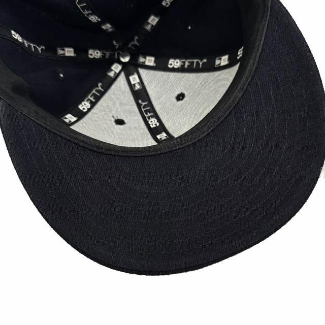 【中古】ダブルタップス WTAPS ×NEWERA ニューエラ 59FIFTY LOW PROFILE CAP POLY TWILL ロゴ刺繍キャップ 黒 260612_6