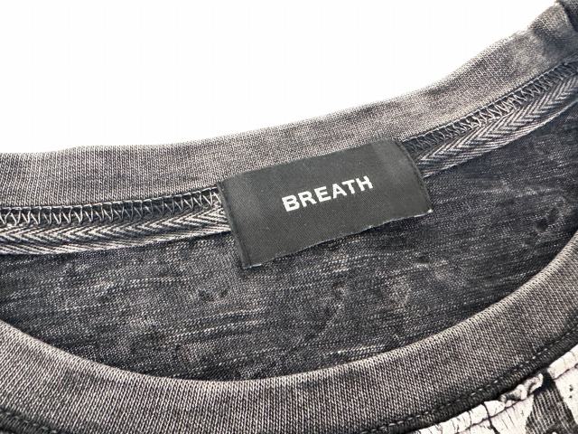 【中古】ブレス Breath 25AW SKULL WASH LS TEE BRW スカルウォッシュ 長袖 Tシャツ BR25AW-C5011 M 黒 260614 メンズ_5