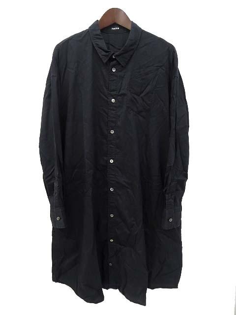 中古 美品 Zucca ズッカ ワイド 長袖 シャツ ワンピース M ブラック レディースの通販はau Pay マーケット ブランド古着のベクトル