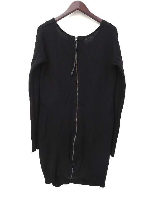 中古 アズールバイマウジー シンプル ジップアップ デザイン 長袖 ニット ワンピース S ブラック レディースの通販はau Pay マーケット ブランド古着のベクトル
