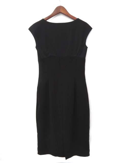 中古 ピンキー ダイアン ピンダイ Pinky Dianne ワンピース 36 S 黒 ブラック ノースリーブ カシュクール バックスリット レディースの通販はau Pay マーケット ブランド古着のベクトル
