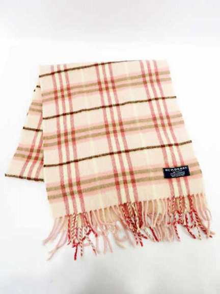 中古 バーバリー Burberry カシミア チェック マフラー ピンク ブランド古着ベクトル 0603 の通販はau Pay マーケット ブランド古着のベクトル