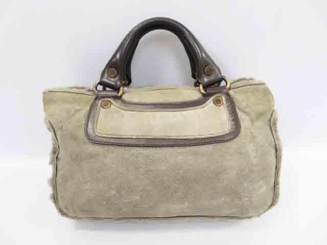 中古】セリーヌ CELINE ムートン ブギーバッグ ce00/22 トートバッグ ...